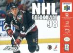NHL Breakaway 98 Box Art Front